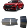 לרכב Audi Q8 2024 ציפוי חלונות שחורים רב פעמי סיליקון לחלונות קדמיים, אחוריים ולחלון האחורי