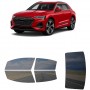 לרכב Audi Q8e-tron 2024 ציפוי חלונות שחורים רב פעמי סיליקון לחלונות קדמיים, אחוריים ולחלון האחורי