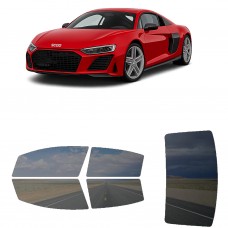 לרכב Audi R8 Coupe 2020 ציפוי חלונות שחורים רב פעמי סיליקון לחלונות קדמיים, אחוריים ולחלון האחורי