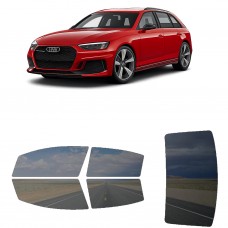 לרכב Audi RS4 2020 ציפוי חלונות שחורים רב פעמי סיליקון לחלונות קדמיים, אחוריים ולחלון האחורי