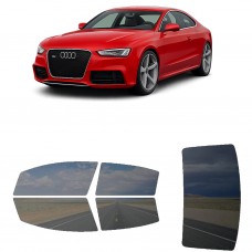 לרכב Audi RS5 2010 ציפוי חלונות שחורים רב פעמי סיליקון לחלונות קדמיים, אחוריים ולחלון האחורי