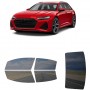 לרכב Audi RS6 2020 ציפוי חלונות שחורים רב פעמי סיליקון לחלונות קדמיים, אחוריים ולחלון האחורי