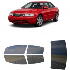 לרכב Audi S4 2000 ציפוי חלונות שחורים רב פעמי סיליקון לחלונות קדמיים, אחוריים ולחלון האחורי