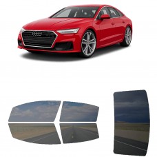 לרכב Audi S7 2019 ציפוי חלונות שחורים רב פעמי סיליקון לחלונות קדמיים, אחוריים ולחלון האחורי