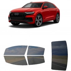 לרכב Audi SQ8 2020 ציפוי חלונות שחורים רב פעמי סיליקון לחלונות קדמיים, אחוריים ולחלון האחורי