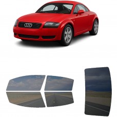 לרכב Audi TT Coupe 2000 ציפוי חלונות שחורים רב פעמי סיליקון לחלונות קדמיים, אחוריים ולחלון האחורי