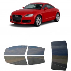 לרכב Audi TT Coupe 2007 ציפוי חלונות שחורים רב פעמי סיליקון לחלונות קדמיים, אחוריים ולחלון האחורי