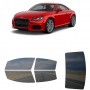 לרכב Audi TT Coupe 2016 ציפוי חלונות שחורים רב פעמי סיליקון לחלונות קדמיים, אחוריים ולחלון האחורי