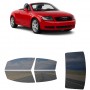 לרכב Audi TT Roadster 2000 ציפוי חלונות שחורים רב פעמי סיליקון לחלונות קדמיים, אחוריים ולחלון האחורי