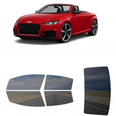 לרכב Audi TT RS Roadster 2023 ציפוי חלונות שחורים רב פעמי סיליקון לחלונות קדמיים, אחוריים ולחלון האחורי