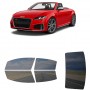 לרכב Audi TT S Roadster 2023 ציפוי חלונות שחורים רב פעמי סיליקון לחלונות קדמיים, אחוריים ולחלון האחורי