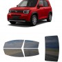 לרכב BaoJun VILLI 2023 ציפוי חלונות שחורים רב פעמי סיליקון לחלונות קדמיים, אחוריים ולחלון האחורי