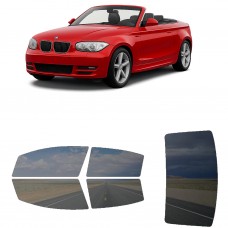 לרכב BMW 1Series Two-door Convertible 2008 ציפוי חלונות שחורים רב פעמי סיליקון לחלונות קדמיים, אחוריים ולחלון האחורי