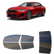 לרכב BMW 2 Series M240 2022 ציפוי חלונות שחורים רב פעמי סיליקון לחלונות קדמיים, אחוריים ולחלון האחורי