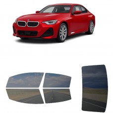 לרכב BMW 2Series Two-door 2022 ציפוי חלונות שחורים רב פעמי סיליקון לחלונות קדמיים, אחוריים ולחלון האחורי