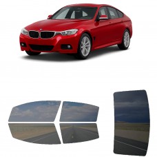 לרכב BMW 3Series GT 2016 ציפוי חלונות שחורים רב פעמי סיליקון לחלונות קדמיים, אחוריים ולחלון האחורי