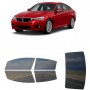 לרכב BMW 3Series GT 2016 ציפוי חלונות שחורים רב פעמי סיליקון לחלונות קדמיים, אחוריים ולחלון האחורי