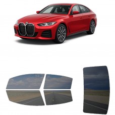 לרכב BMW 4Series Four-door 2022 ציפוי חלונות שחורים רב פעמי סיליקון לחלונות קדמיים, אחוריים ולחלון האחורי