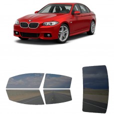 לרכב BMW 5 Series M Sport Sedan 2016 ציפוי חלונות שחורים רב פעמי סיליקון לחלונות קדמיים, אחוריים ולחלון האחורי