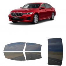 לרכב BMW 6Series Li 2024 ציפוי חלונות שחורים רב פעמי סיליקון לחלונות קדמיים, אחוריים ולחלון האחורי