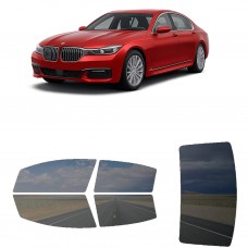 לרכב BMW 7Series i 2019 ציפוי חלונות שחורים רב פעמי סיליקון לחלונות קדמיים, אחוריים ולחלון האחורי