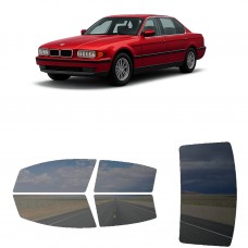 לרכב BMW 7Series Li 1995 ציפוי חלונות שחורים רב פעמי סיליקון לחלונות קדמיים, אחוריים ולחלון האחורי