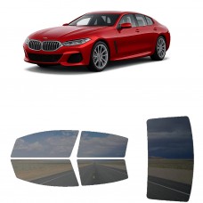 לרכב BMW 8Series Four-door Coupe 2020 ציפוי חלונות שחורים רב פעמי סיליקון לחלונות קדמיים, אחוריים ולחלון האחורי