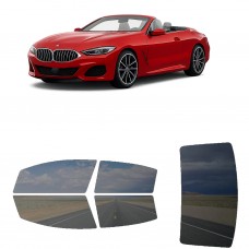לרכב BMW 8Series Two-door Convertible 2020 ציפוי חלונות שחורים רב פעמי סיליקון לחלונות קדמיים, אחוריים ולחלון האחורי