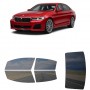 לרכב BMW Alpina B5 Saloon 2022 ציפוי חלונות שחורים רב פעמי סיליקון לחלונות קדמיים, אחוריים ולחלון האחורי