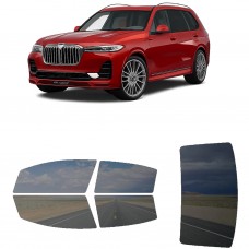 לרכב BMW Alpina XB7 2022 ציפוי חלונות שחורים רב פעמי סיליקון לחלונות קדמיים, אחוריים ולחלון האחורי