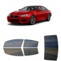 לרכב BMW M6 Four-door 2017 ציפוי חלונות שחורים רב פעמי סיליקון לחלונות קדמיים, אחוריים ולחלון האחורי