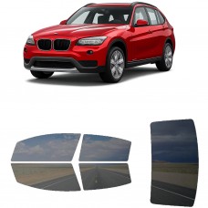 לרכב BMW X1 i 2013 ציפוי חלונות שחורים רב פעמי סיליקון לחלונות קדמיים, אחוריים ולחלון האחורי