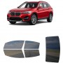 לרכב BMW X1 i 2019 ציפוי חלונות שחורים רב פעמי סיליקון לחלונות קדמיים, אחוריים ולחלון האחורי