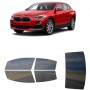 לרכב BMW X2 i 2018 ציפוי חלונות שחורים רב פעמי סיליקון לחלונות קדמיים, אחוריים ולחלון האחורי