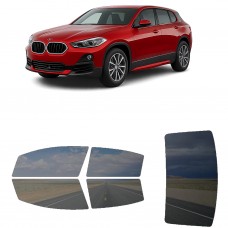 לרכב BMW X2 i 2022 ציפוי חלונות שחורים רב פעמי סיליקון לחלונות קדמיים, אחוריים ולחלון האחורי