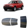 לרכב BMW X3 2004 ציפוי חלונות שחורים רב פעמי סיליקון לחלונות קדמיים, אחוריים ולחלון האחורי