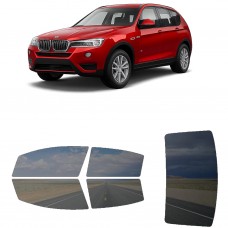 לרכב BMW X3 2015 ציפוי חלונות שחורים רב פעמי סיליקון לחלונות קדמיים, אחוריים ולחלון האחורי