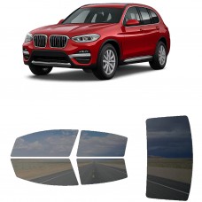 לרכב BMW X3 2018 ציפוי חלונות שחורים רב פעמי סיליקון לחלונות קדמיים, אחוריים ולחלון האחורי
