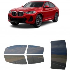 לרכב BMW X4 2023 ציפוי חלונות שחורים רב פעמי סיליקון לחלונות קדמיים, אחוריים ולחלון האחורי