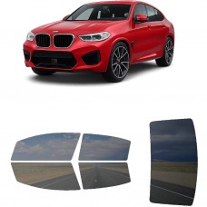 לרכב BMW X4M 2019 ציפוי חלונות שחורים רב פעמי סיליקון לחלונות קדמיים, אחוריים ולחלון האחורי