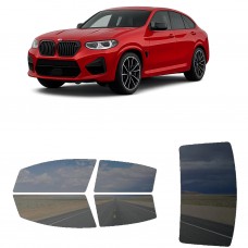 לרכב BMW X4M 2022 ציפוי חלונות שחורים רב פעמי סיליקון לחלונות קדמיים, אחוריים ולחלון האחורי