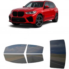 לרכב BMW X5M 2019 ציפוי חלונות שחורים רב פעמי סיליקון לחלונות קדמיים, אחוריים ולחלון האחורי