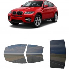 לרכב BMW X6 2008 ציפוי חלונות שחורים רב פעמי סיליקון לחלונות קדמיים, אחוריים ולחלון האחורי