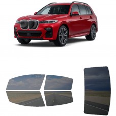 לרכב BMW X7 M Sport 2020 ציפוי חלונות שחורים רב פעמי סיליקון לחלונות קדמיים, אחוריים ולחלון האחורי