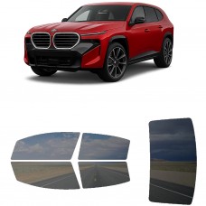לרכב BMW XM 2023 ציפוי חלונות שחורים רב פעמי סיליקון לחלונות קדמיים, אחוריים ולחלון האחורי