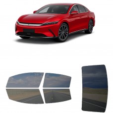 לרכב BYD Han 2021 ציפוי חלונות שחורים רב פעמי סיליקון לחלונות קדמיים, אחוריים ולחלון האחורי