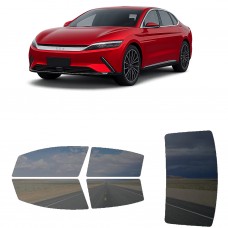 לרכב BYD Han 2022 ציפוי חלונות שחורים רב פעמי סיליקון לחלונות קדמיים, אחוריים ולחלון האחורי