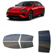 לרכב BYD seal 2022 ציפוי חלונות שחורים רב פעמי סיליקון לחלונות קדמיים, אחוריים ולחלון האחורי