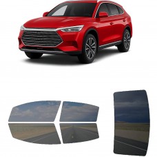 לרכב BYD Song PLUS 2021 ציפוי חלונות שחורים רב פעמי סיליקון לחלונות קדמיים, אחוריים ולחלון האחורי