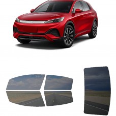 לרכב BYD YuanPlus 2022 ציפוי חלונות שחורים רב פעמי סיליקון לחלונות קדמיים, אחוריים ולחלון האחורי